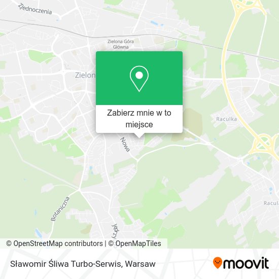 Mapa Sławomir Śliwa Turbo-Serwis