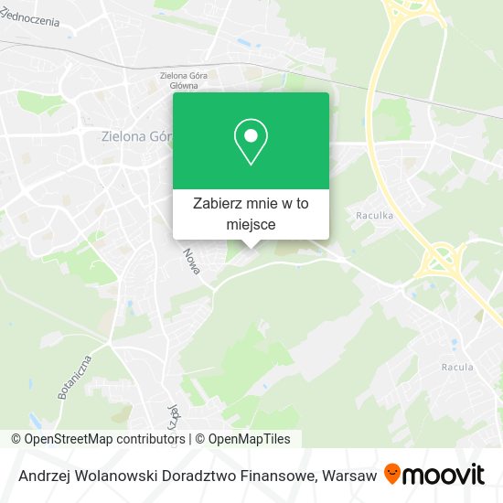 Mapa Andrzej Wolanowski Doradztwo Finansowe