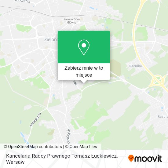 Mapa Kancelaria Radcy Prawnego Tomasz Łuckiewicz