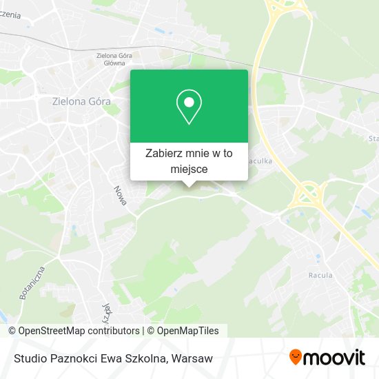 Mapa Studio Paznokci Ewa Szkolna