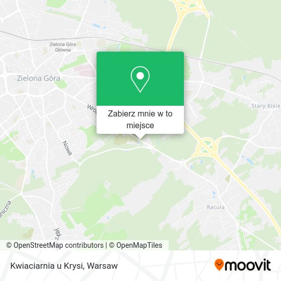 Mapa Kwiaciarnia u Krysi