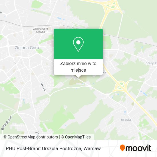 Mapa PHU Post-Granit Urszula Postrożna