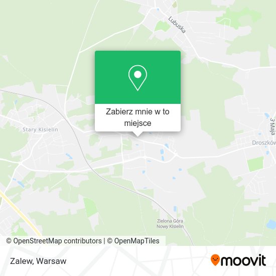 Mapa Zalew