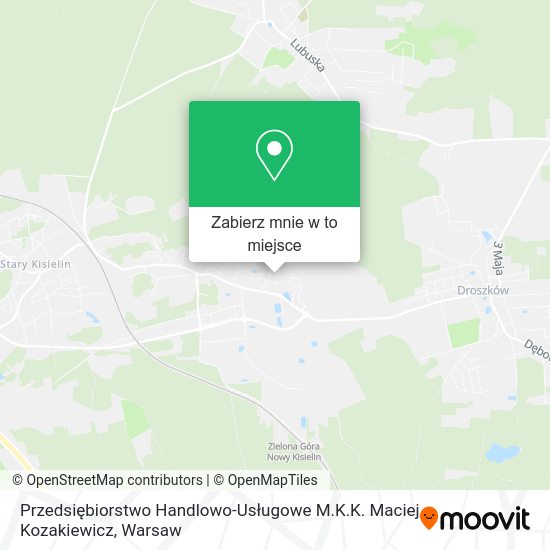 Mapa Przedsiębiorstwo Handlowo-Usługowe M.K.K. Maciej Kozakiewicz