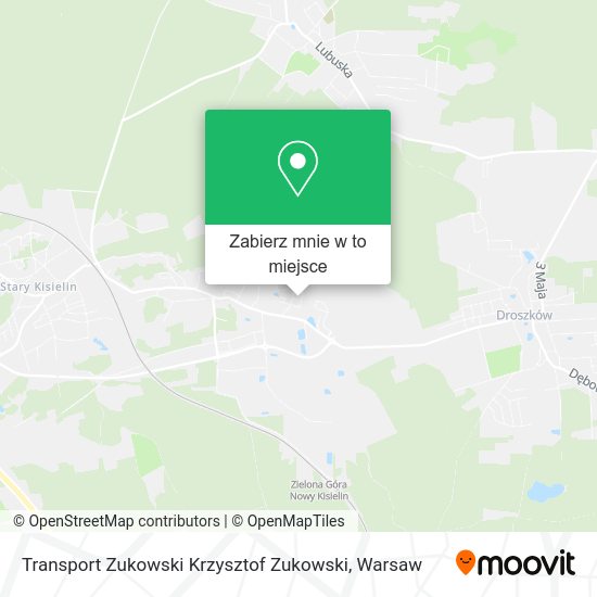 Mapa Transport Zukowski Krzysztof Zukowski