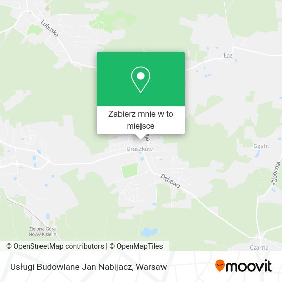 Mapa Usługi Budowlane Jan Nabijacz