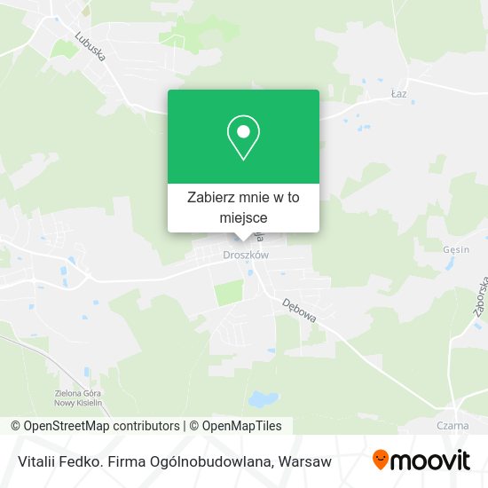 Mapa Vitalii Fedko. Firma Ogólnobudowlana