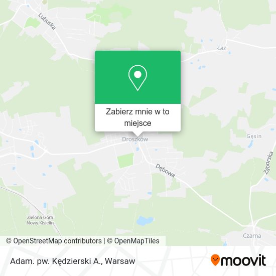 Mapa Adam. pw. Kędzierski A.