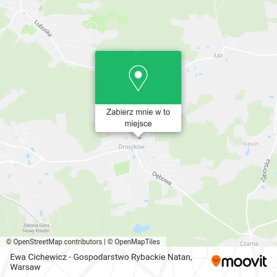 Mapa Ewa Cichewicz - Gospodarstwo Rybackie Natan