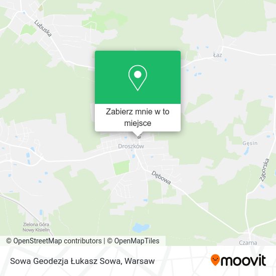 Mapa Sowa Geodezja Łukasz Sowa