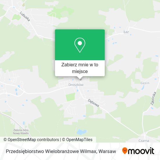 Mapa Przedsiębiorstwo Wielobranżowe Wilmax