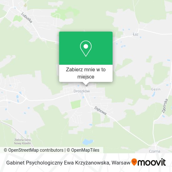 Mapa Gabinet Psychologiczny Ewa Krzyżanowska