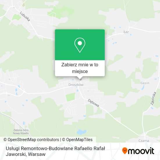 Mapa Usługi Remontowo-Budowlane Rafaello Rafał Jaworski