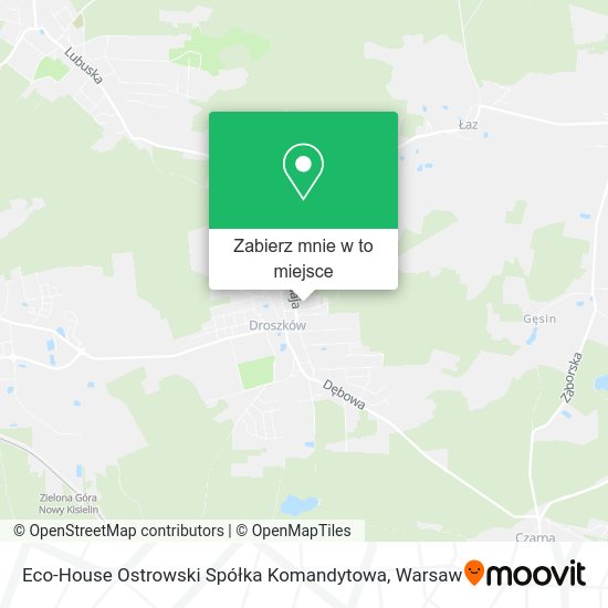 Mapa Eco-House Ostrowski Spółka Komandytowa