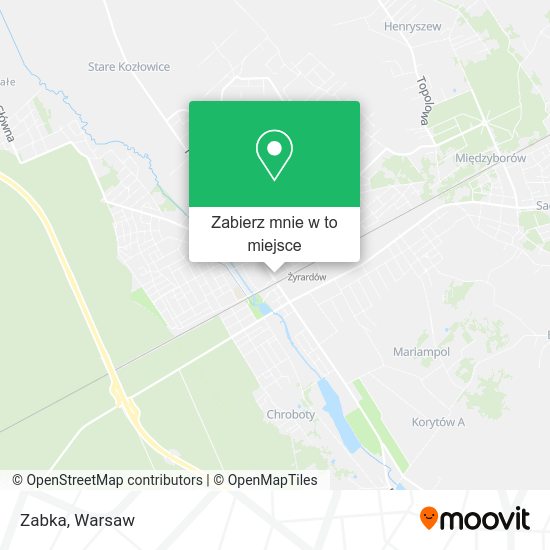 Mapa Zabka