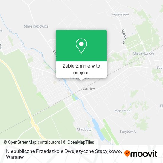 Mapa Niepubliczne Przedszkole Dwujęzyczne Stacyjkowo