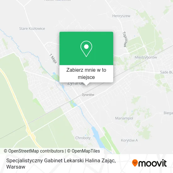 Mapa Specjalistyczny Gabinet Lekarski Halina Zając