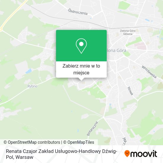 Mapa Renata Czajor Zakład Usługowo-Handlowy Dźwig-Pol