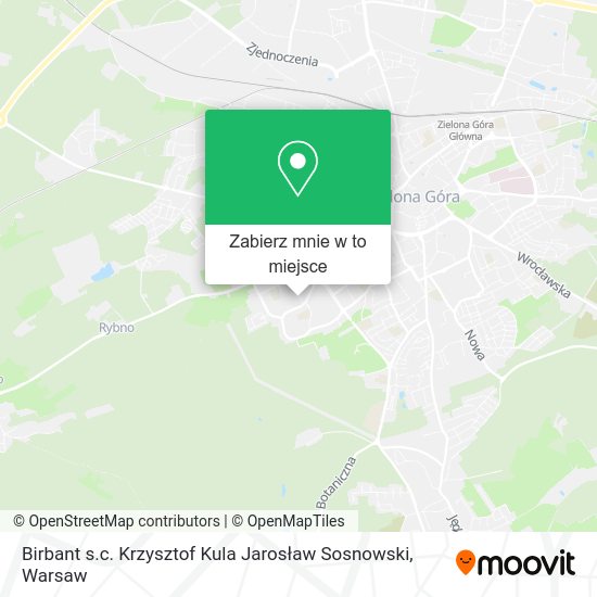 Mapa Birbant s.c. Krzysztof Kula Jarosław Sosnowski