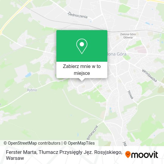 Mapa Ferster Marta, Tłumacz Przysięgły Jęz. Rosyjskiego