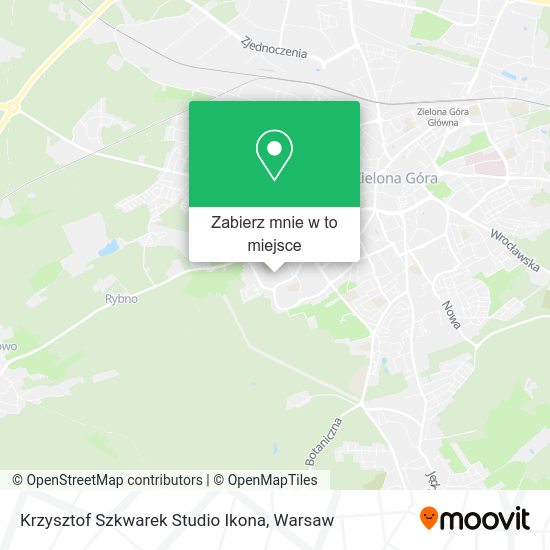 Mapa Krzysztof Szkwarek Studio Ikona