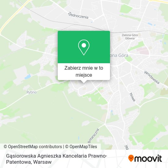 Mapa Gąsiorowska Agnieszka Kancelaria Prawno-Patentowa