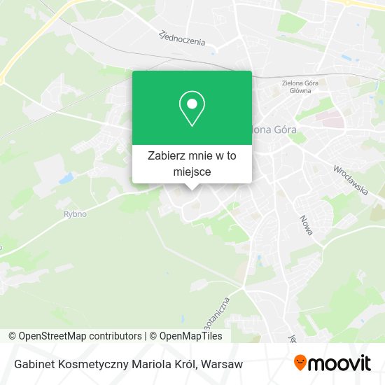 Mapa Gabinet Kosmetyczny Mariola Król