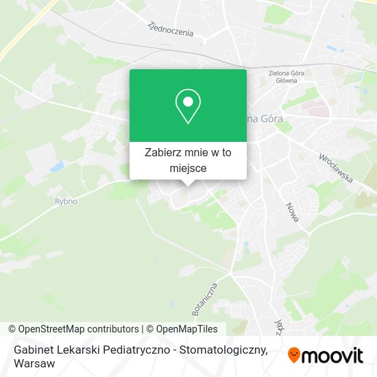 Mapa Gabinet Lekarski Pediatryczno - Stomatologiczny