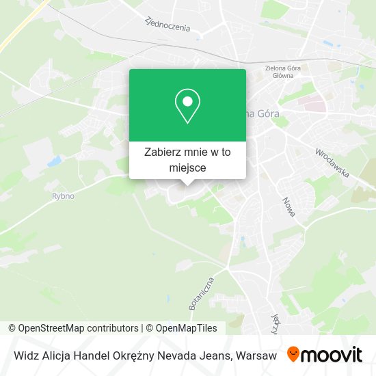 Mapa Widz Alicja Handel Okrężny Nevada Jeans