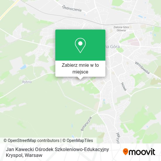 Mapa Jan Kawecki Ośrodek Szkoleniowo-Edukacyjny Kryspol