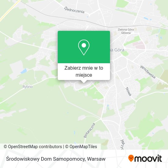 Mapa Środowiskowy Dom Samopomocy