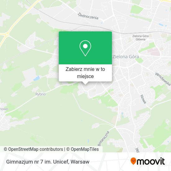 Mapa Gimnazjum nr 7 im. Unicef