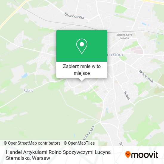 Mapa Handel Artykulami Rolno Spozywczymi Lucyna Sternalska