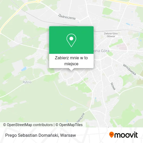 Mapa Prego Sebastian Domański