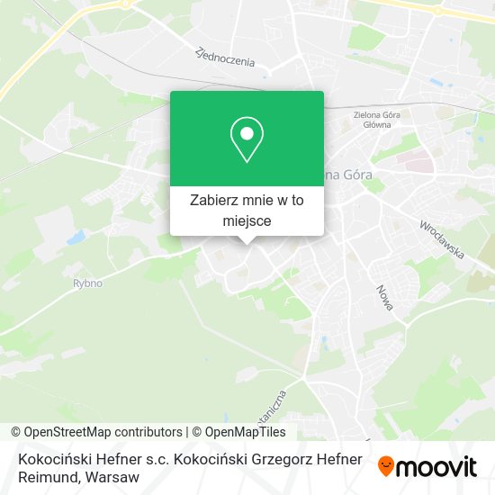 Mapa Kokociński Hefner s.c. Kokociński Grzegorz Hefner Reimund