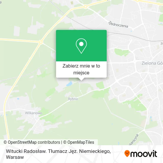 Mapa Witucki Radosław. Tłumacz Jęz. Niemieckiego