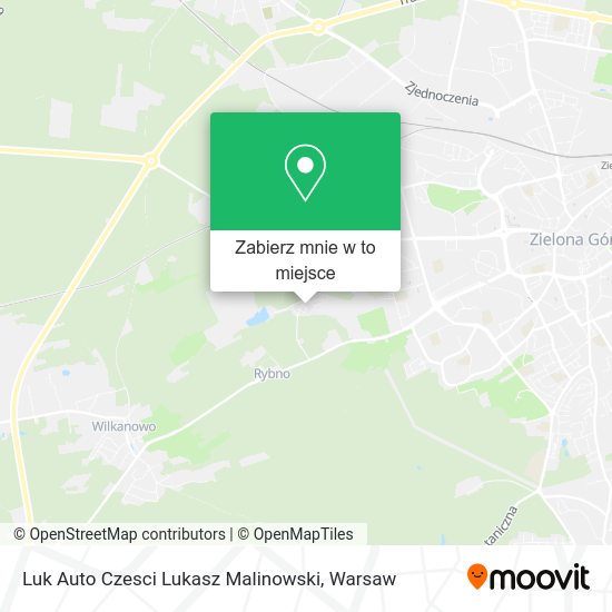 Mapa Luk Auto Czesci Lukasz Malinowski