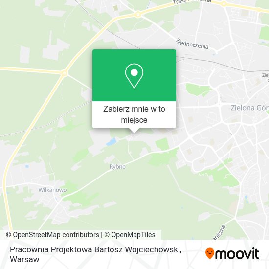 Mapa Pracownia Projektowa Bartosz Wojciechowski