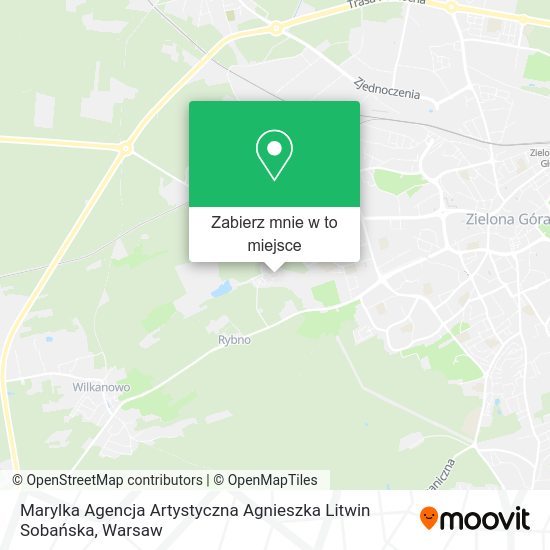 Mapa Marylka Agencja Artystyczna Agnieszka Litwin Sobańska