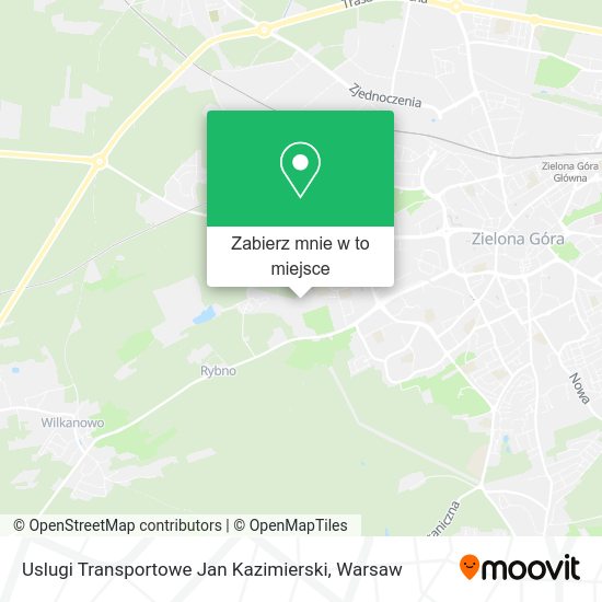 Mapa Uslugi Transportowe Jan Kazimierski