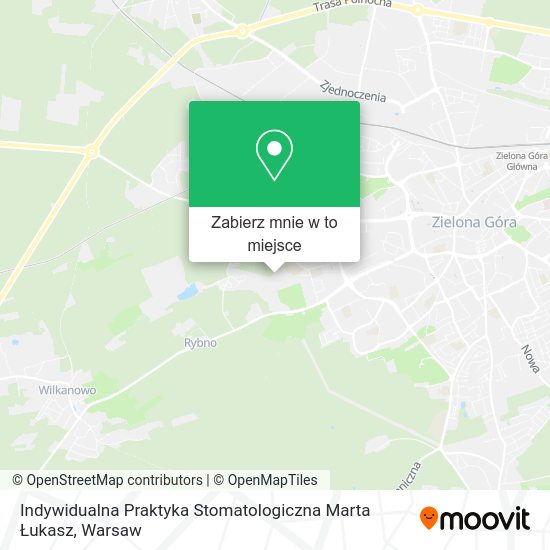 Mapa Indywidualna Praktyka Stomatologiczna Marta Łukasz