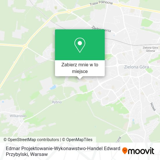 Mapa Edmar Projektowanie-Wykonawstwo-Handel Edward Przybylski