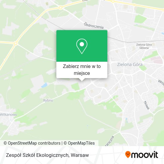 Mapa Zespół Szkół Ekologicznych