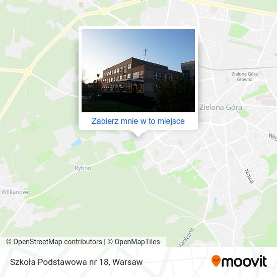 Mapa Szkoła Podstawowa nr 18