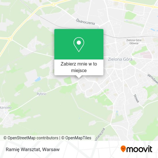 Mapa Ramię Warsztat