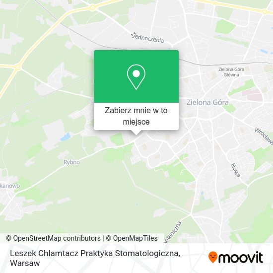 Mapa Leszek Chlamtacz Praktyka Stomatologiczna