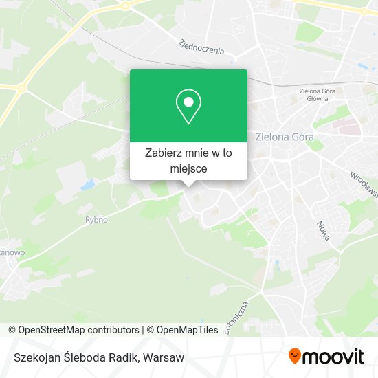 Mapa Szekojan Śleboda Radik