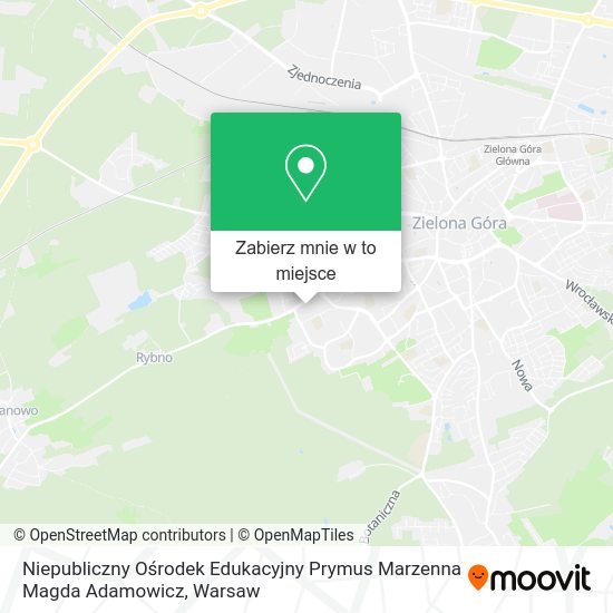 Mapa Niepubliczny Ośrodek Edukacyjny Prymus Marzenna Magda Adamowicz