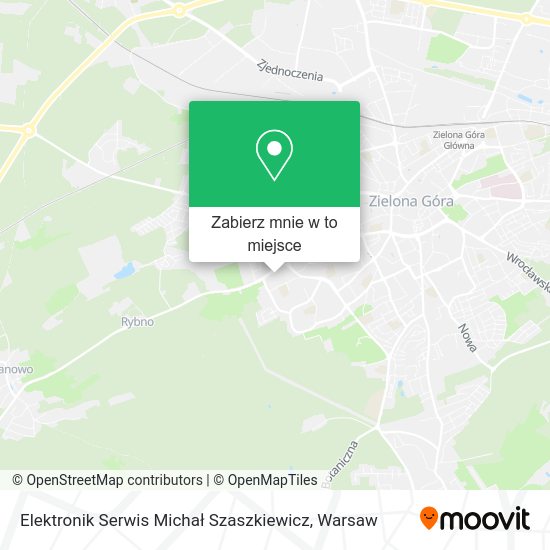 Mapa Elektronik Serwis Michał Szaszkiewicz