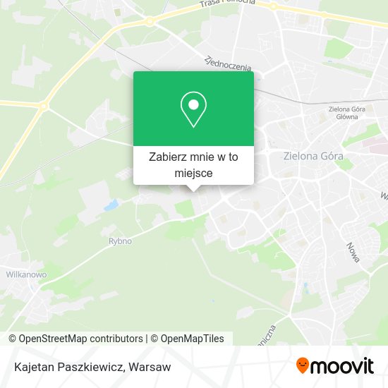 Mapa Kajetan Paszkiewicz